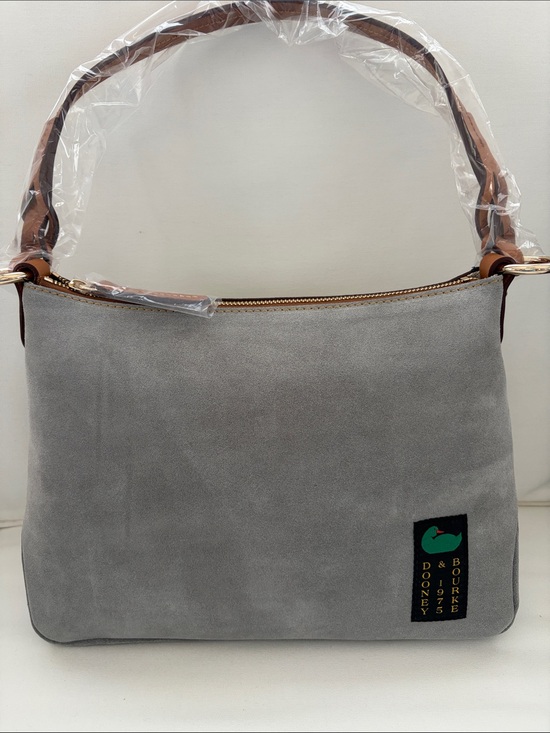 Dooney & Bourke Handbags - NWT - Dooney & Bourke Suede Large 12 x 9 x 4.5” Chloe